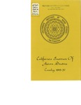 California Institute of Asian Studies -- Catalog 1969-1970