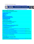 California Institute of Integral Studies -- Catalog 2004-2006 by CIIS
