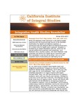 Integrative Health Studies Newsletter by CIIS